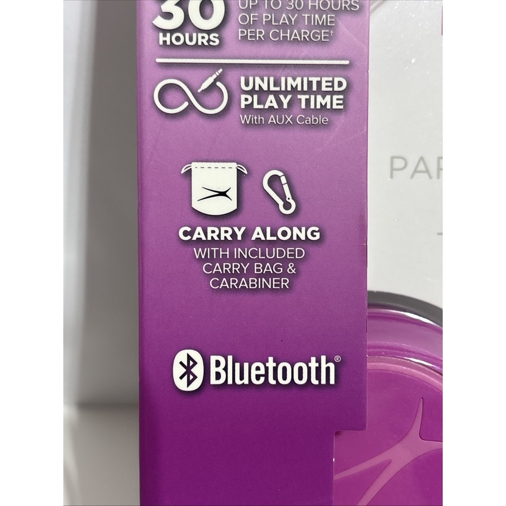 Altec Lansing Kid Safe 2-in-1 Bluetooth Wireless Headphones - Princess Pink - Picture 6 of 9
